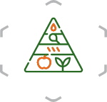 nutrition pyramid icon