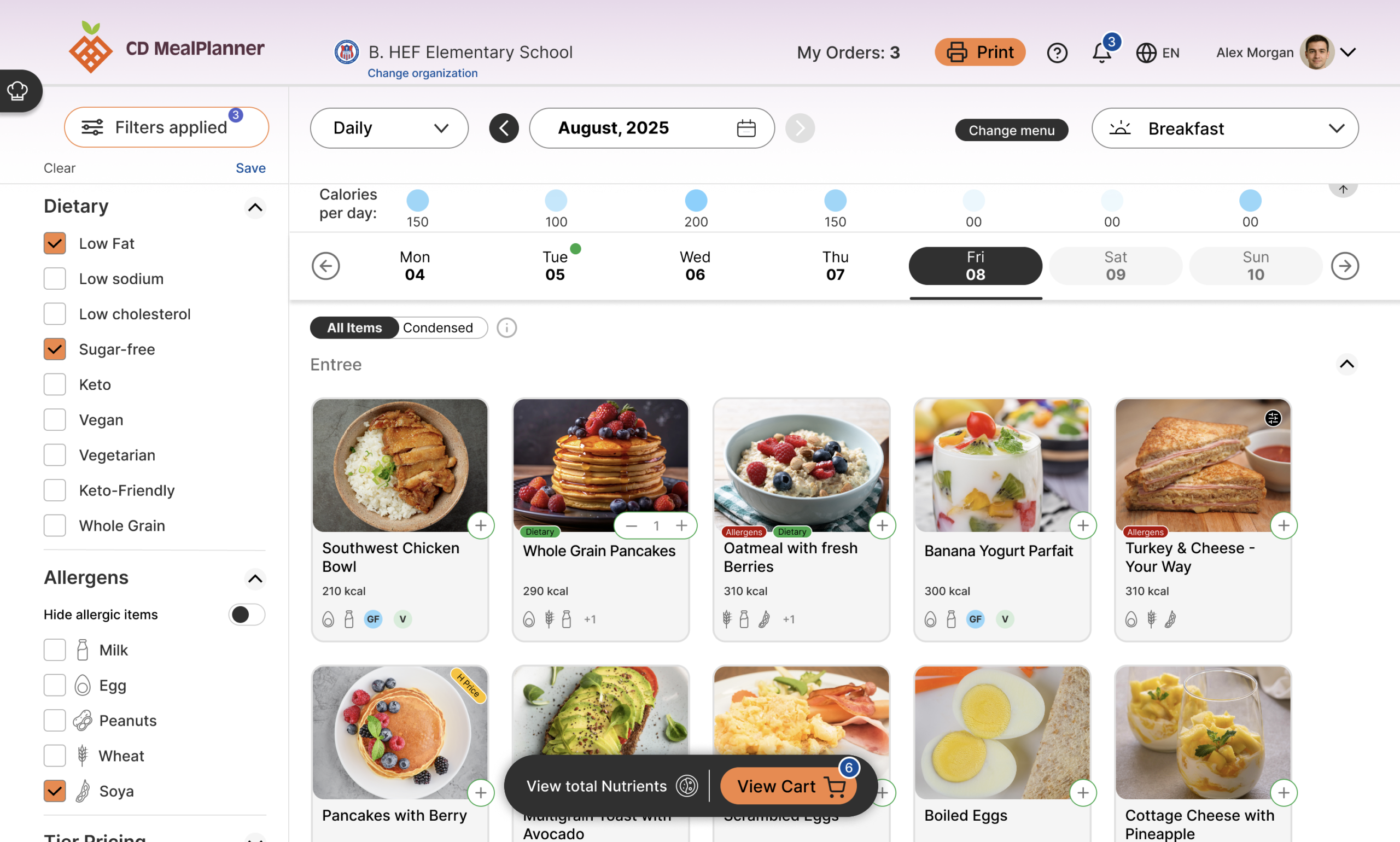 MealPlanner platform